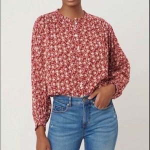 Loft flowy floral top size LP